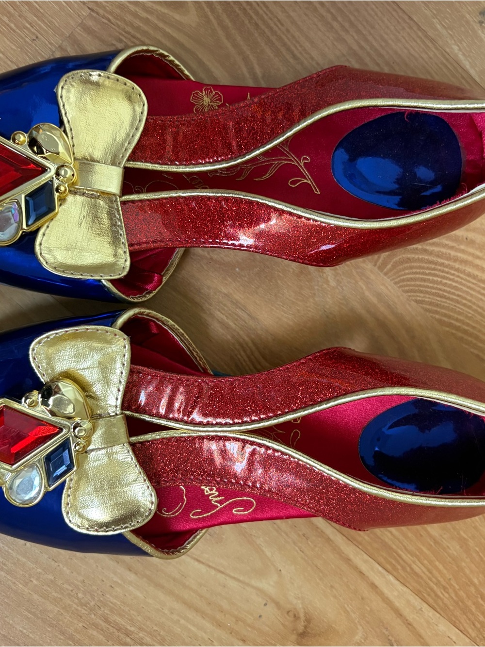 Disney Snow White Blue and Red Jewel-Embellished Flats - Picture 9 of 9